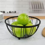 Picture of Contempo™ Small Fruit Bowl - Black