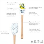 Picture of Spatulart® Squeeze the Day Wood Handled Spatula