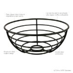 Picture of Euro Fruit Bowl - Black