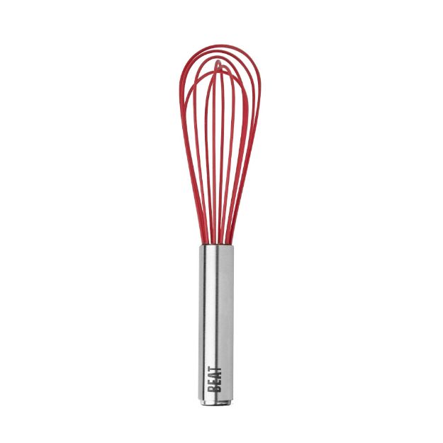 Picture of 9" Silicone Coated Stainless Steel Beat Whisk - Cayenne