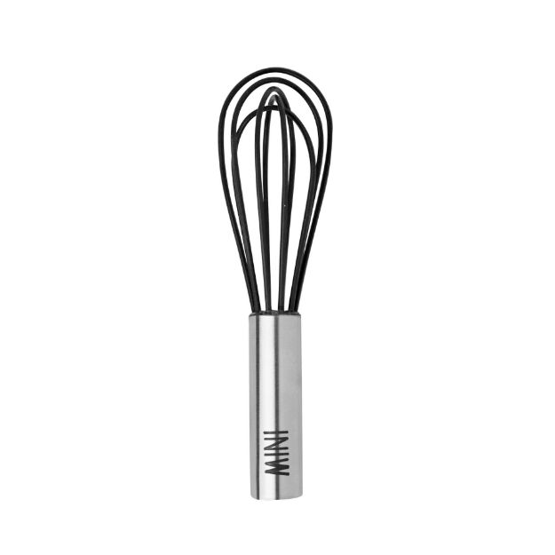 Picture of 6" Silicone Coated Stainless Steel Whisk - Black