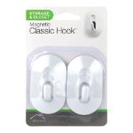Picture of 2-Piece Magnetic Classic Hook - White