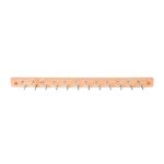 Picture of 24-Peg Wall Mount Tie & Belt Organizer - Natural Wood