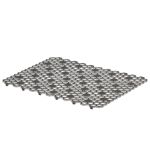 Picture of HEXA Sink Mat Large Clear/Gray