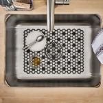 Picture of HEXA Sink Mat Large Clear/Gray