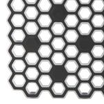 Picture of HEXA Sink Mat Large Clear/Gray