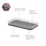 Picture of HEXA Sponge & Soap Dish Gray/Clear