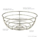 Picture of Euro Fruit Bowl - Satin Nickel