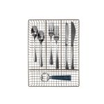 Picture of Grid Small Flatware Tray - Satin Nickel