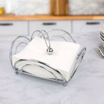 Picture of Flower Weighted Napkin Holder - Chrome