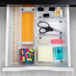 Picture of HEXA® 6" x 6" Drawer Organizer — Clear Frost