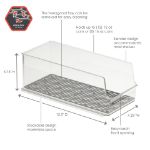 Picture of HEXA In-Fridge Bin Set of 2 - Clear