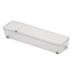 Picture of HEXA® 3" x 12" Drawer Organizer — Clear Frost