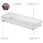 Picture of HEXA® 6" x 15" Drawer Organizer — Clear Frost
