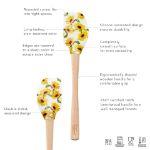 Picture of Spatulart® Sunflower Field Wood Handled Spatula