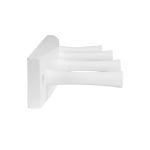 Picture of 4-Hook Wall Mount Wood Rack - White