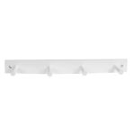 Picture of 4-Hook Wall Mount Wood Rack - White