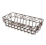 Picture of Scroll Bread Basket - Hammered Bronze