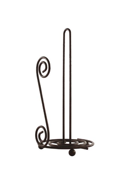 Picture of Scroll Paper Towel Holder - Hammered Bronze