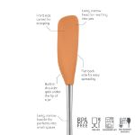 Picture of Flex-Core Jar Scraper Stainless Steel Handle Apricot