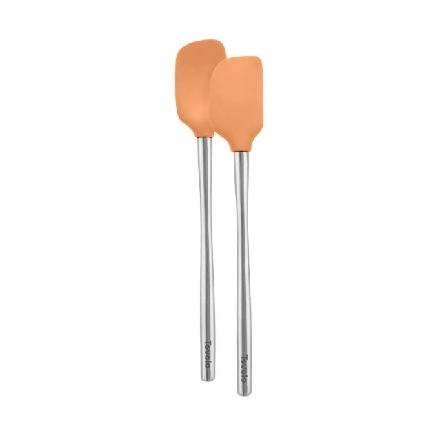 Picture of Flex-Core Mini Spatula & Spoonula Stainless Steel Handle Apricot