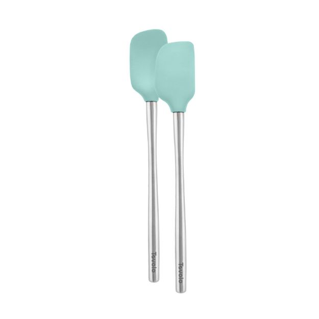 Picture of Flex-Core Mini Spatula & Spoonula Stainless Steel Handle Aqua