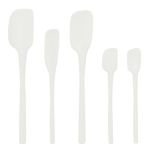 Picture of Flex-Core All Silicone Assorted Spatulas - set of 5 White