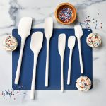 Picture of Flex-Core All Silicone Assorted Spatulas - set of 5 White