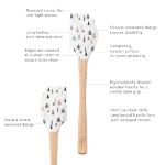 Picture of Spatulart® Nordic Trees Wood Handled Spatula