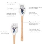 Picture of Spatulart® Season's Greetings Wood Handled Spatula