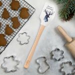 Picture of Spatulart® Season's Greetings Wood Handled Spatula