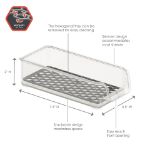 Picture of HEXA® 2"x3.5"x7.5" In-Fridge Bin - Clear