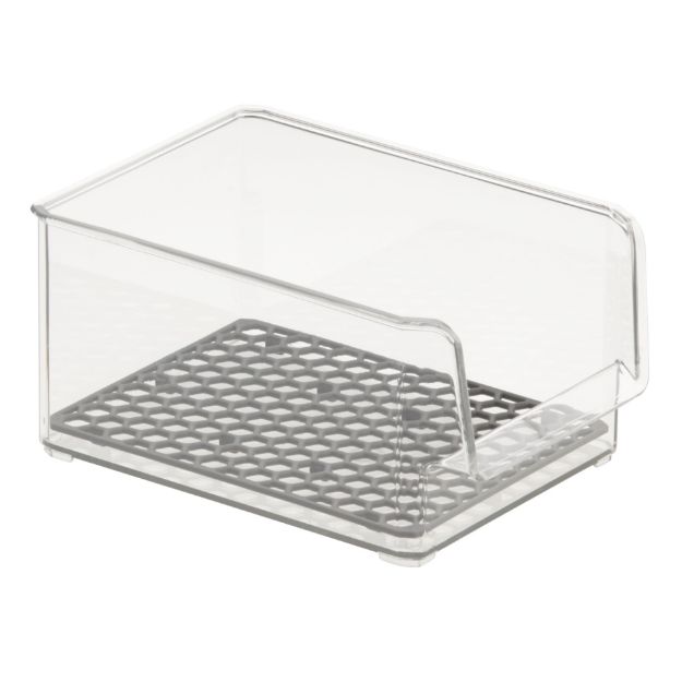 Picture of HEXA® 4"x6"x7.5" Kitchen Storage Bin - Clear