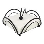 Picture of Flower Weighted Napkin Holder - Black