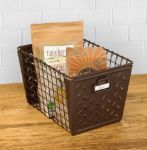 Picture of Macklin Storage Basket Medium - Bronze