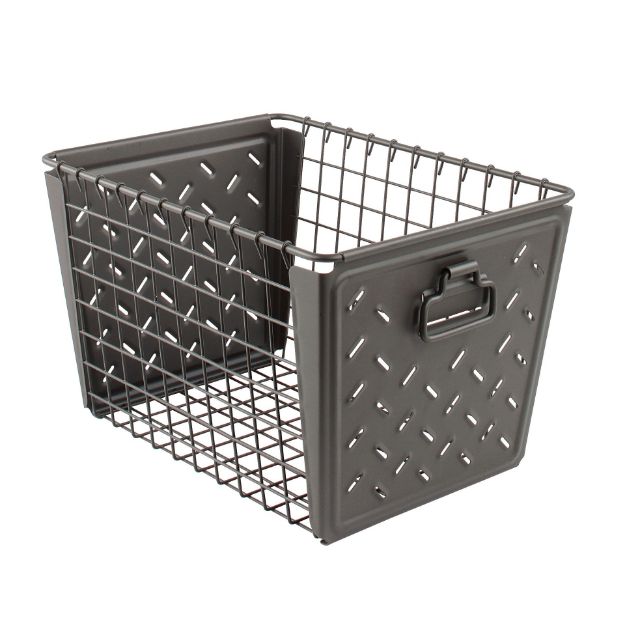 Picture of Macklin Storage Basket Medium - Industrial Gray