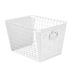 Picture of Macklin Paws Storage Basket Medium - White