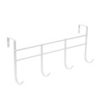 Picture of Over the Door 4-Hook Rack - White