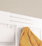 Picture of Over the Door 4-Hook Rack - White