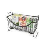 Picture of Ashley Stacking Storage Basket Small - Industrial Gray