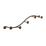 Picture of Sweep Wall Mount 5-Hook Rack - Bronze